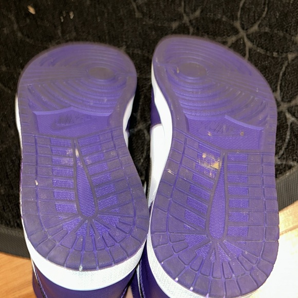 Mens AIR JORDAN 1 RETRO HIGH OG COURT PURPLE 2.0 - Picture 7 of 7